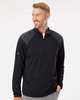 Adidas Shoulder Stripe Quarter-Zip Pullover