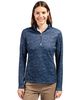 Cutter & Buck Traverse Stretch Eco Camo Print Quarter Zip Womens Pullover