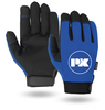 Royal Blue Touchscreen Mechanics Gloves